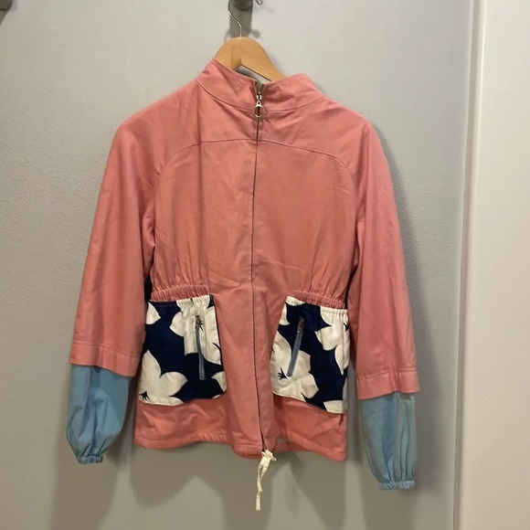 BCBG Maxazria runway pink jacket with flowers at the pockets - Picture 2 of 13